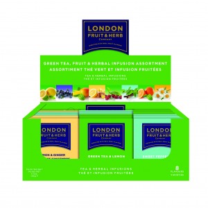 LONDON FRUIT & HERB Display Te' Assortiti 80 filtri