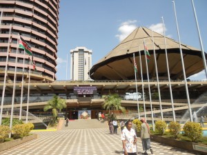 Il sito espositivo a Nairobi