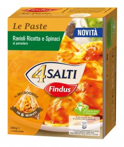 4Salti Findus_Le Paste_Ravioli Ricotta e Spinaci