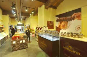 Il negozio Eurochocolate a Roma