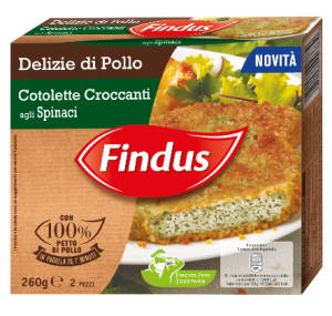 Findus_Delizie di Pollo_Cotolette Croccanti agli Spinaci