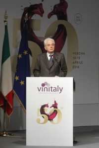 Il presidente Mattarella a Vinitaly