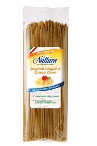 NATTURA Spaghetti Bio Semola Grano Duro Integrale Italiano Sacchetto 500 g