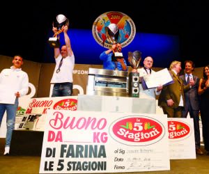 PODIO PIZZA CLASSICA ALFIO RUSSO AL SECONDO POSTO