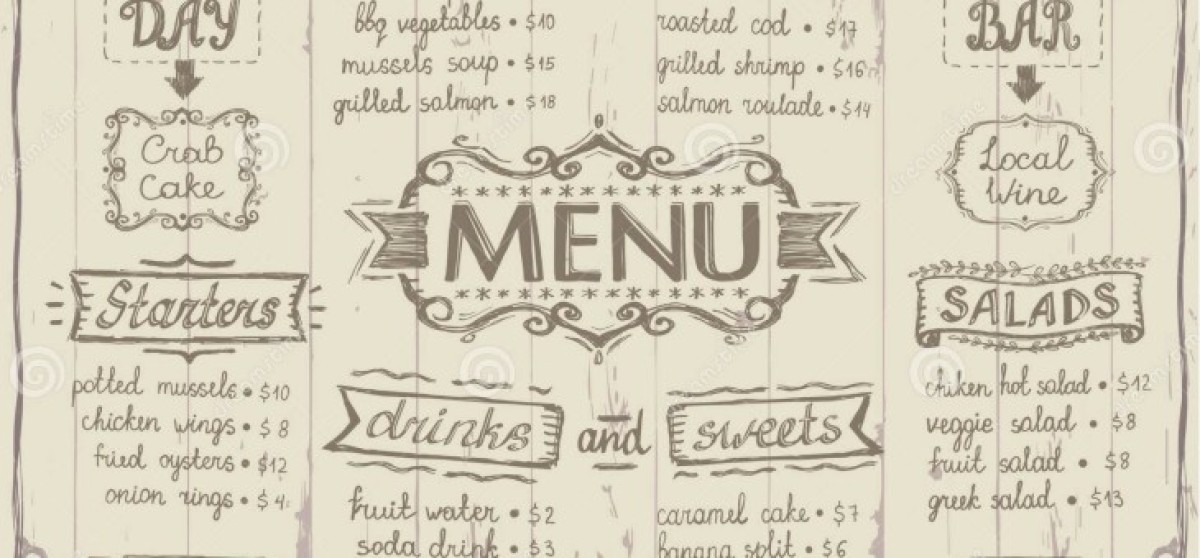 Come costruire il menu (e fare profitti)