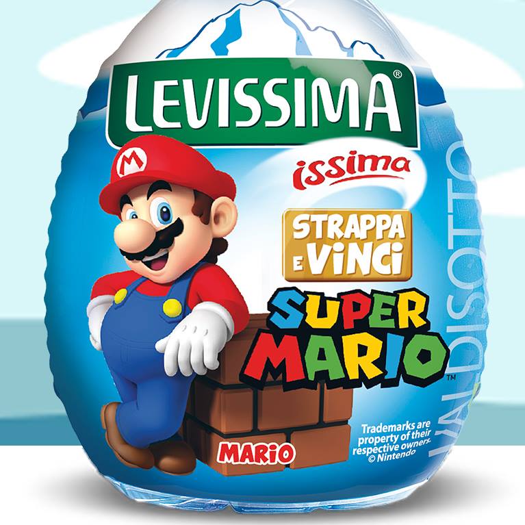 Levissima, 30 anni di Super Mario Bros con una limited edition