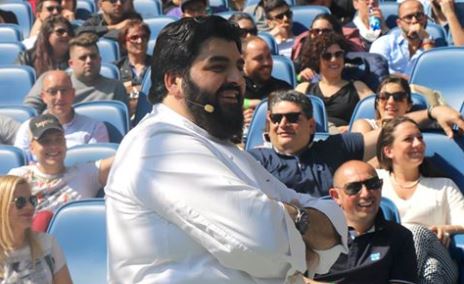 Cannavacciuolo, lezione-show allo stadio Olimpico di Roma per 1400 fan